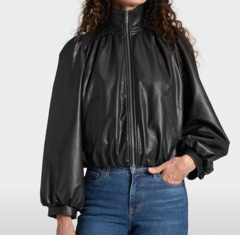 Looked better in person. Faux leather jacket for fall

#LTKSeasonal #LTKFindsUnder50 #LTKStyleTip