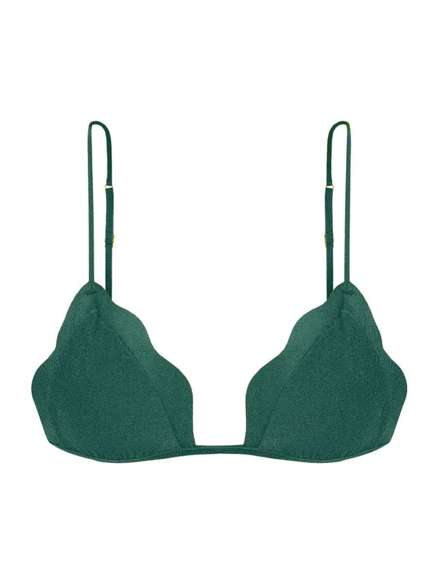 Solid Lou Triangle Bikini Top | Saks Fifth Avenue
