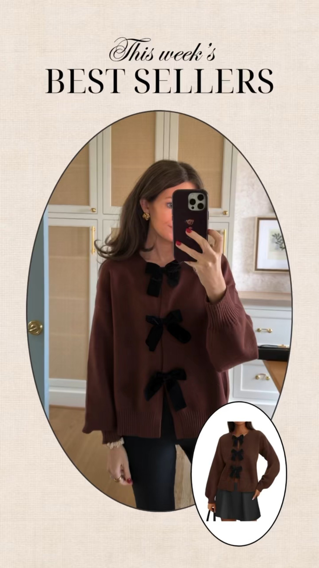 This Amazon sweater was a weekly best seller!! 

Amazon finds, Amazon fashion, winter sweater, brown sweater, bow sweater, casual sweater outfit 

#LTKFindsUnder50 #LTKHoliday #LTKSaleAlert