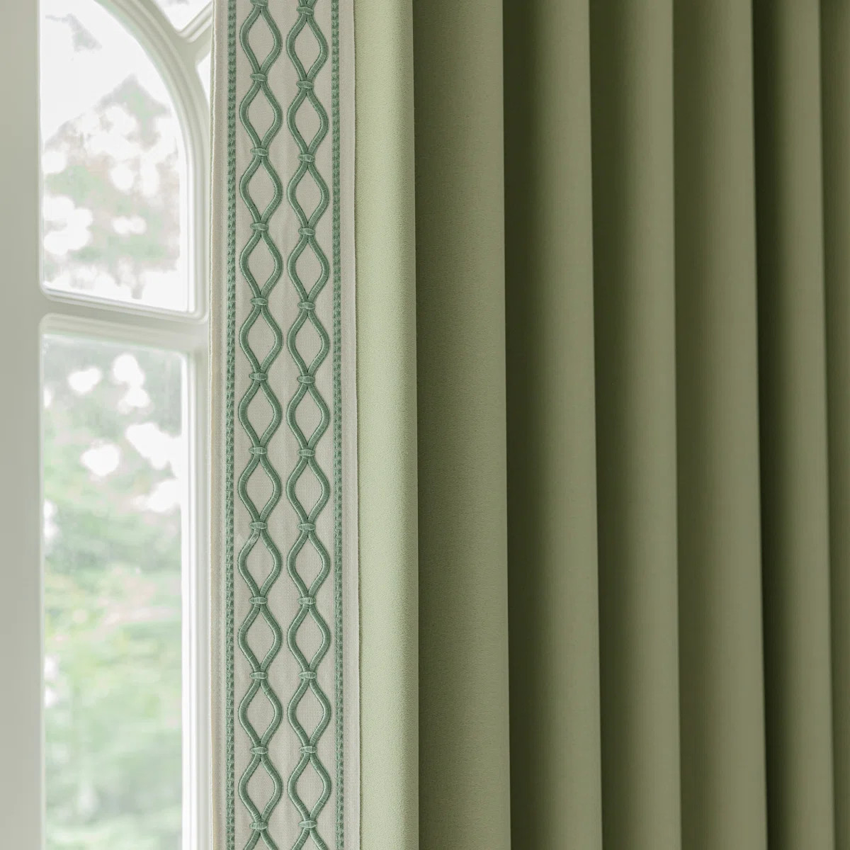 Jayde Cotton Blend Room Darkening Curtain Panel Pair | Wayfair North America