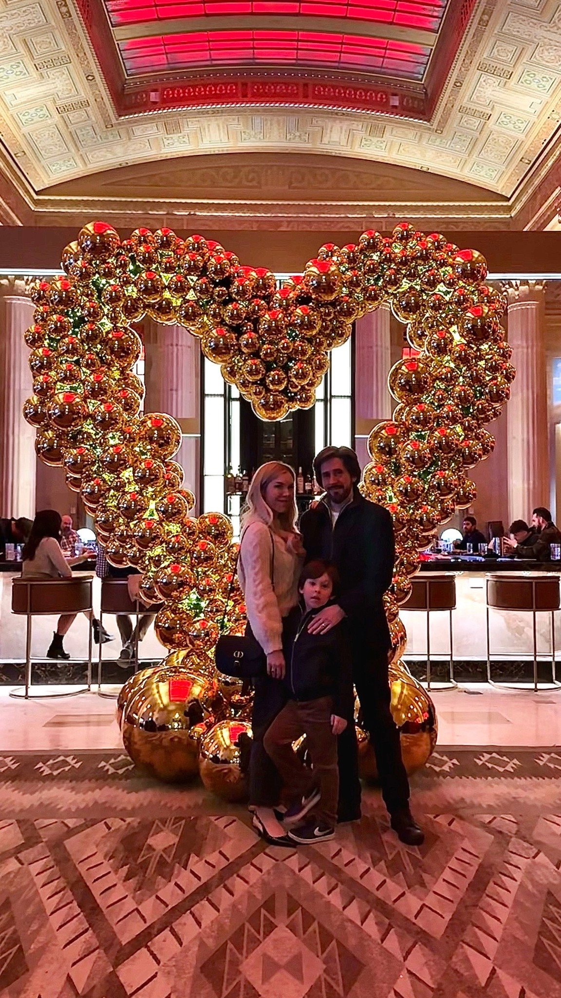 Tonight’s outfit for a family night out 