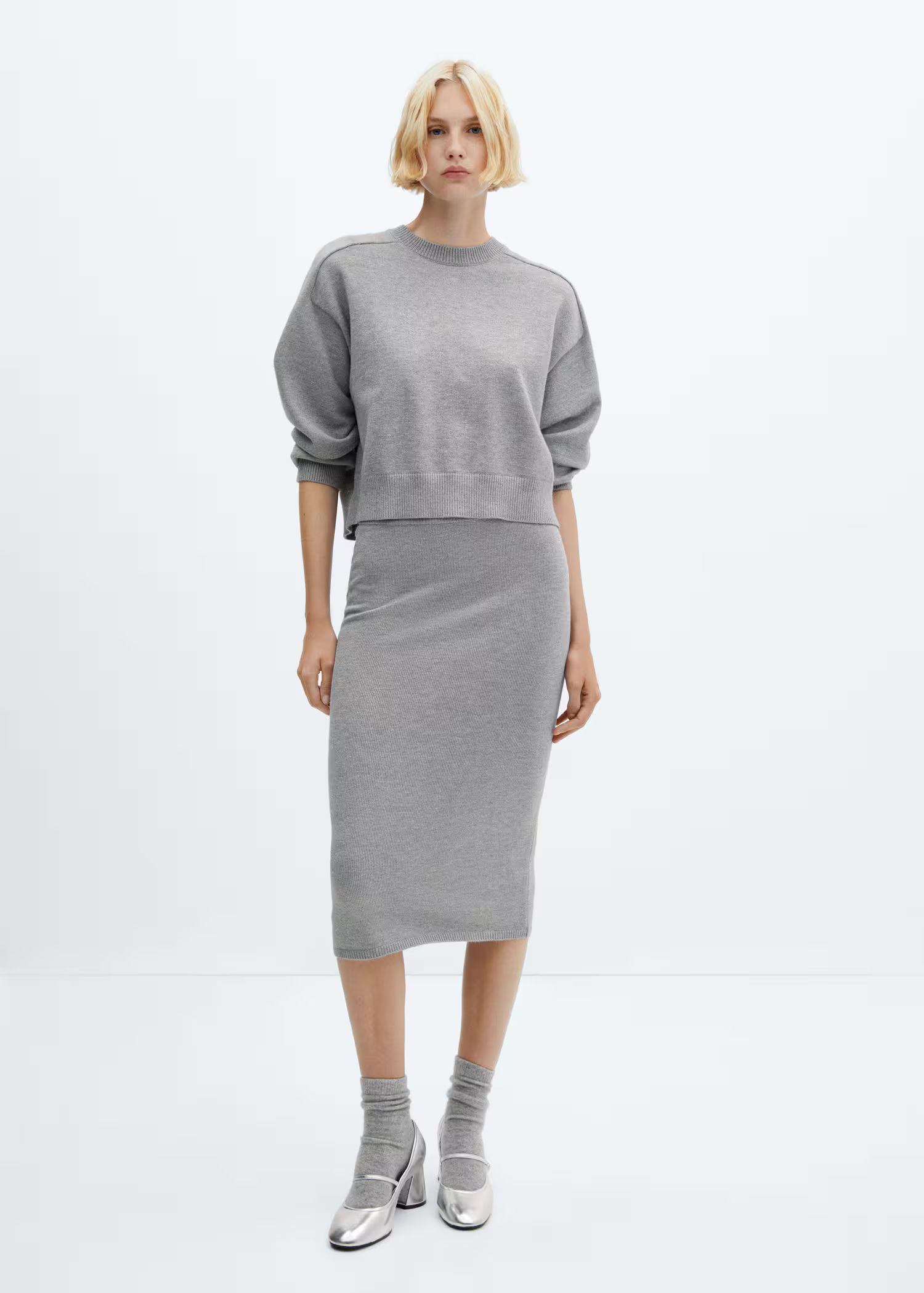 Sweater with decorative seam | MANGO (US)