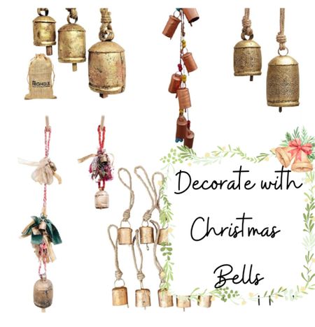 Decorate with Christmas bells!



#LTKHoliday #LTKSeasonal #LTKhome
