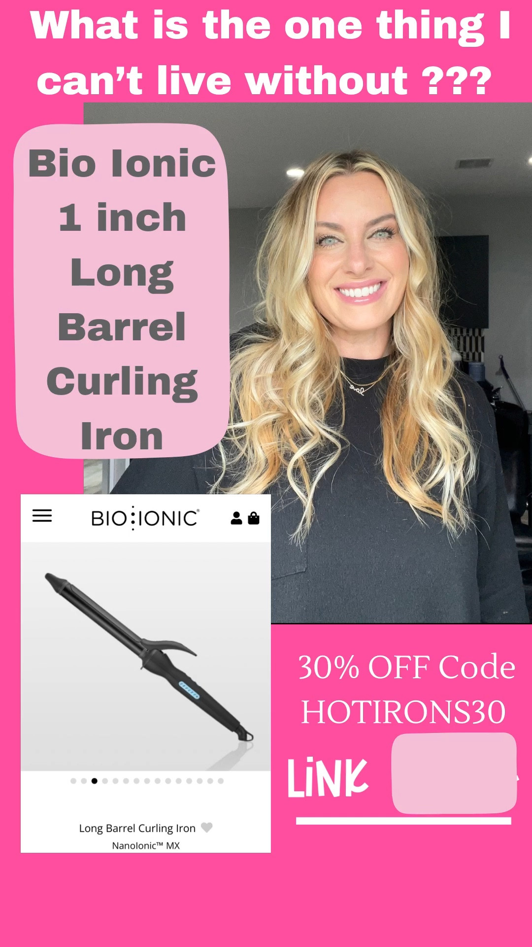 Best user friendly curling iron is 30% off right now! Code is HOTIRONS30 Bring it to a wedding if you are in the wedding party or the bride. You will have something to touchup your curls with and also bring that bad boy on the honeymoon !!!! It’s an amazing  iron. It gets super hot really fast and you don’t have to take a ton of time doing  your hair bc of that. 

#LTKBacktoSchool #LTKFind #LTKbeauty