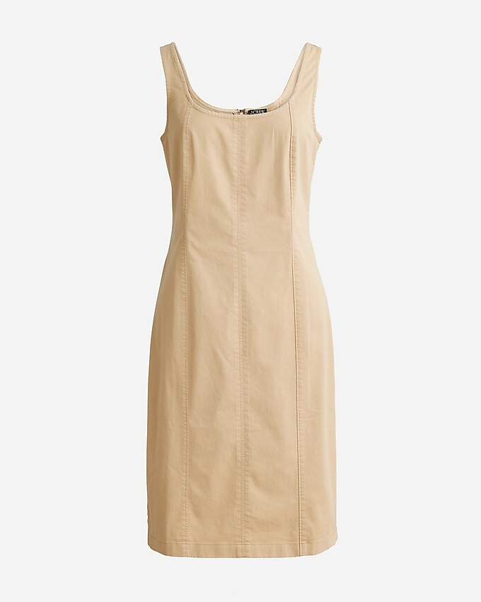 Fitted lightweight chino dress | J. Crew US