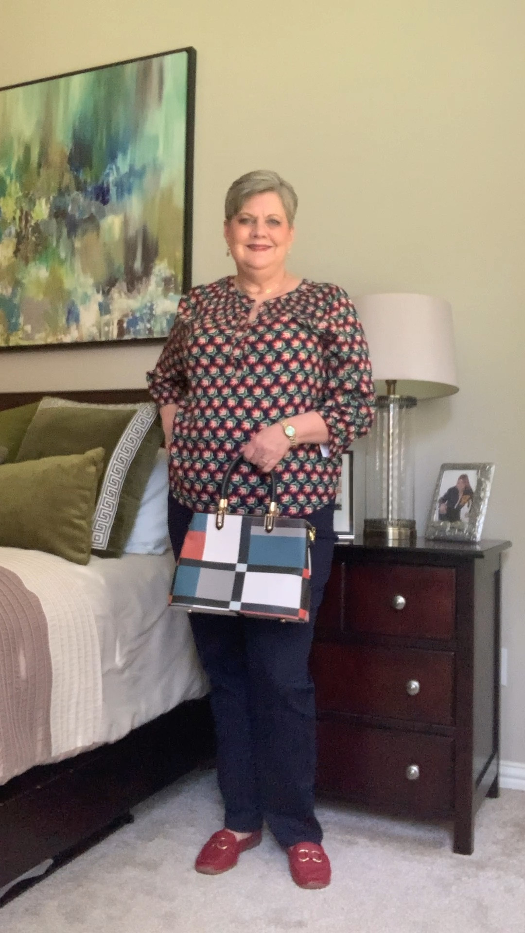 Perfect Fall look for when it’s still hot outside.

Croft & Barrow smocked top & pull pants.

Top comes in several patterns & solid colors. I’m wearing XL.

Pull on pants are comfy & fit great. Look very. Lots of colors. Also available in short & long lengths.

#LTKcurves #LTKSeasonal