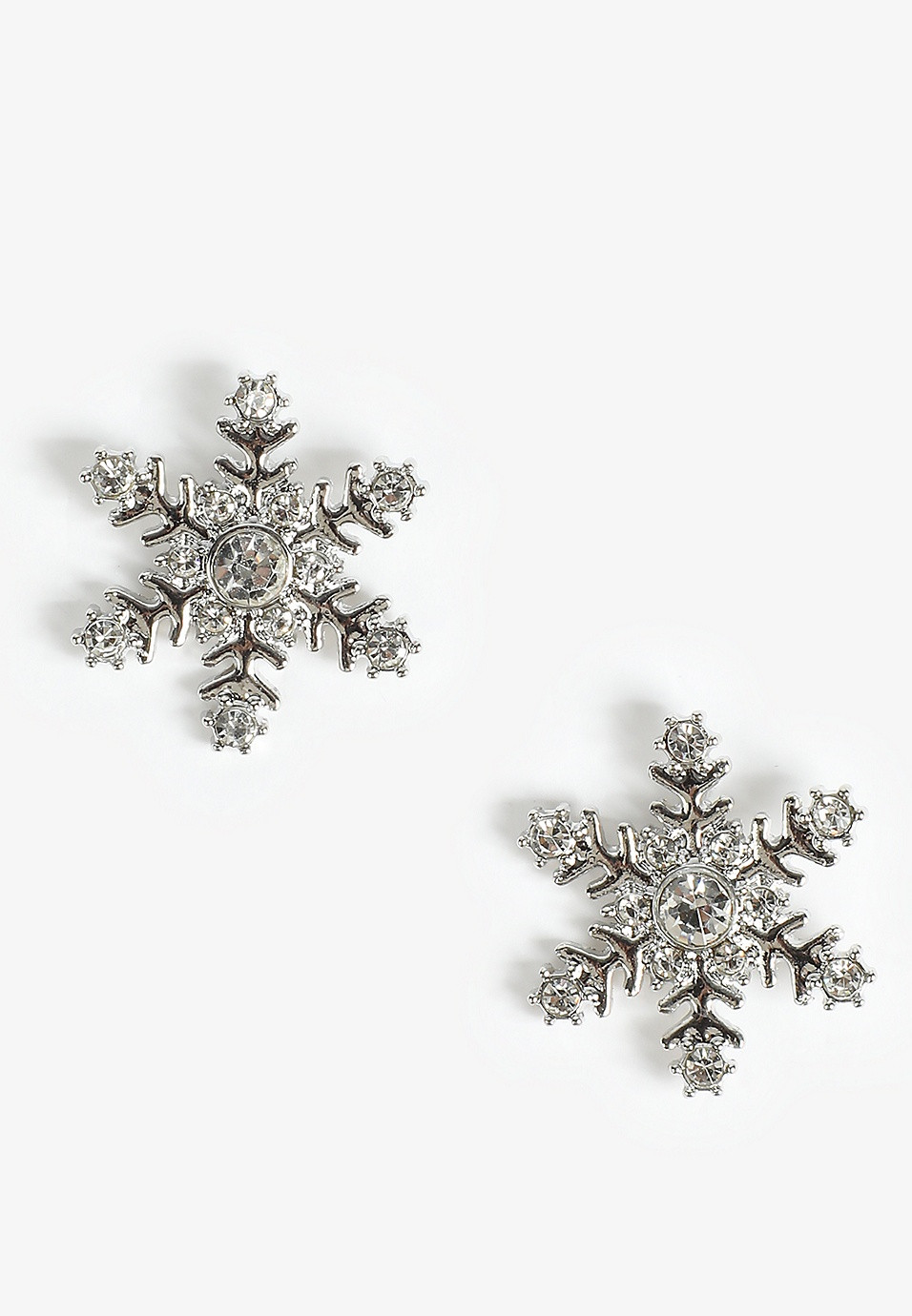 Silver Snowflake Earrings | Maurices
