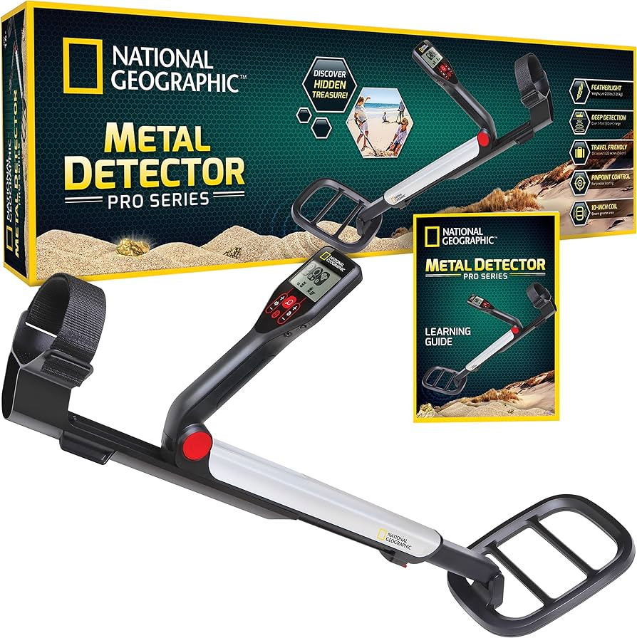 NATIONAL GEOGRAPHIC PRO Series Metal Detector - Ultimate Treasure Hunter with Pinpointer, Large W... | Amazon (US)