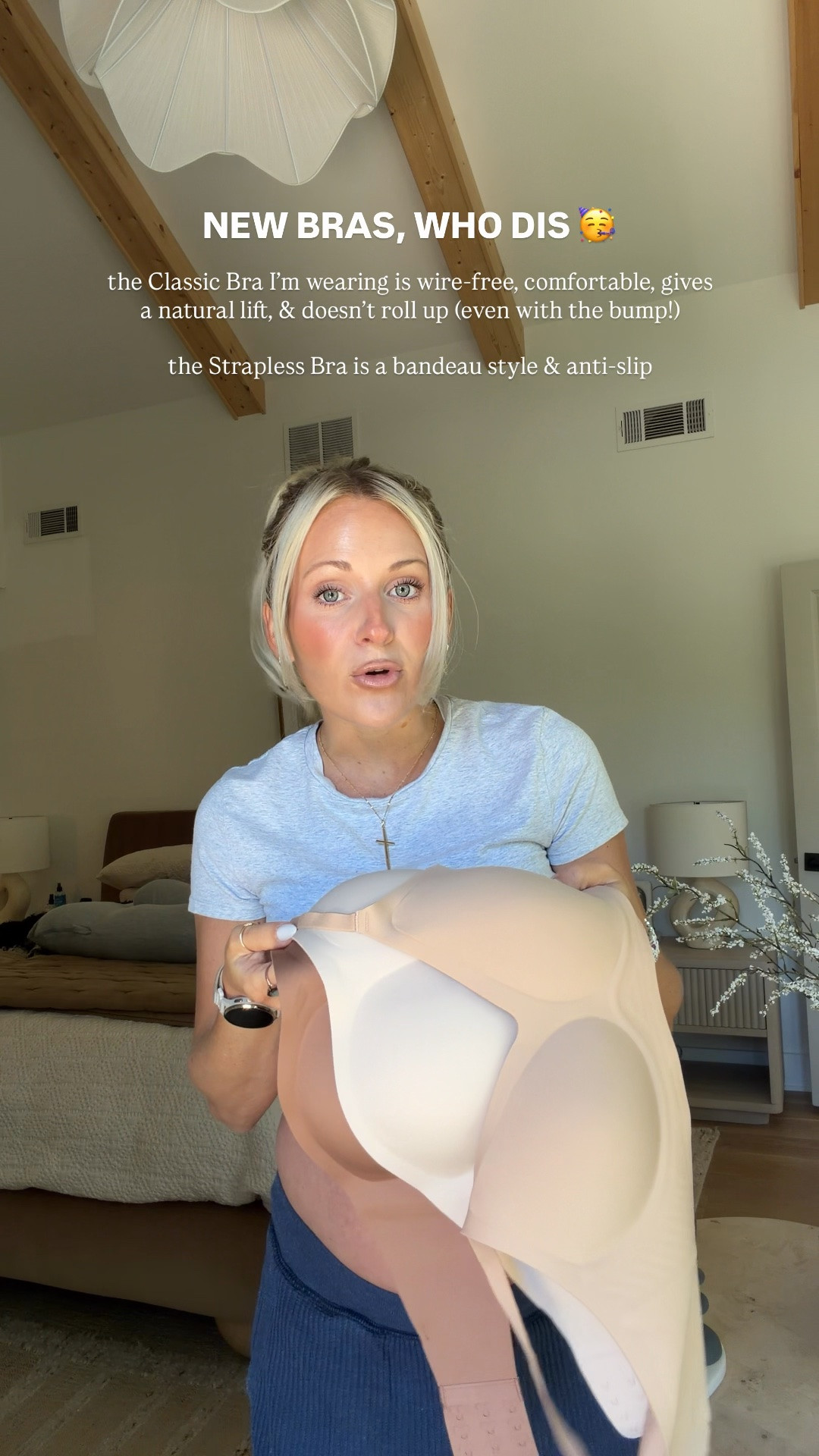 $20-$25 New BRAS! I haven’t gotten new ones in 5+ years so it was time. These are so great! Wireless, buttery material, true to size, don’t slip or roll up, and gives the perfect natural lift 🫰🏼

#LTKmomlife #LTKgrwm #LTKootd
