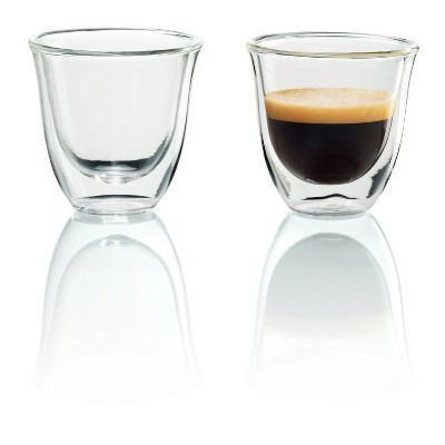 Delonghi Espresso Double Wall Thermal Glasses 2pk | Target