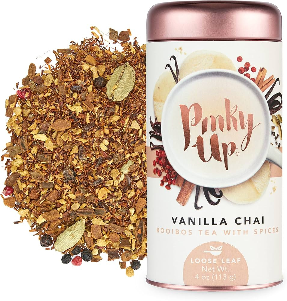 Pinky Up Vanilla Chai Loose Leaf Tea | Rooibos Tea, Caffeine Free, Naturally Low Calorie & Gluten... | Amazon (US)