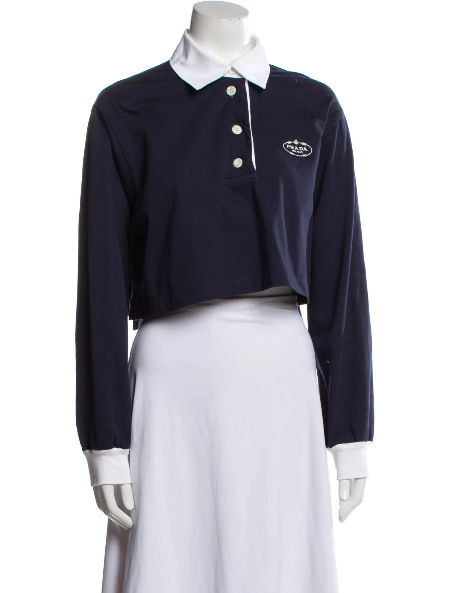 2024 Colorblock Pattern Crop Top | The RealReal