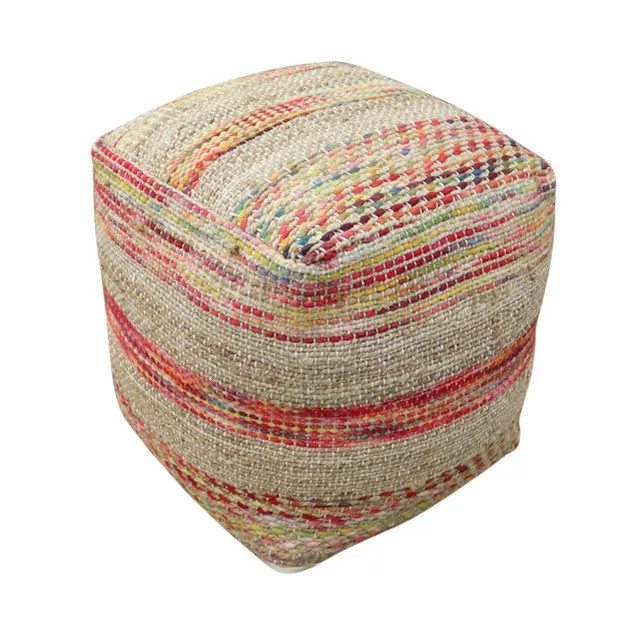 Caiman Boho Pouf Tan - Christopher Knight Home | Target