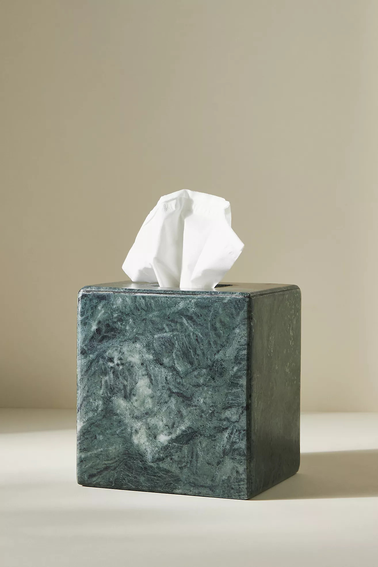 Esmeralda Marble Tissue Box | Anthropologie (US)