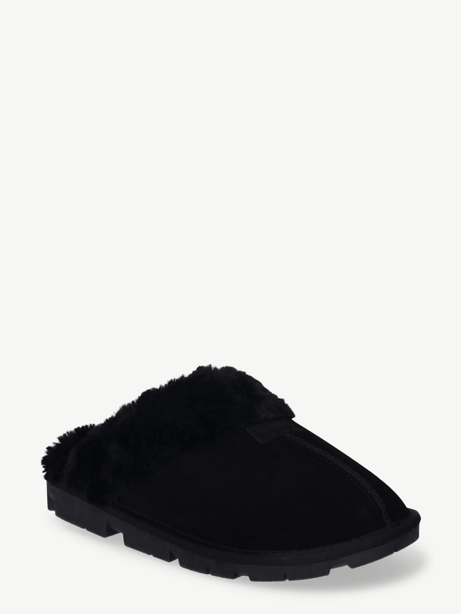 Joyspun Women's Genuine Suede Clog | Walmart (US)