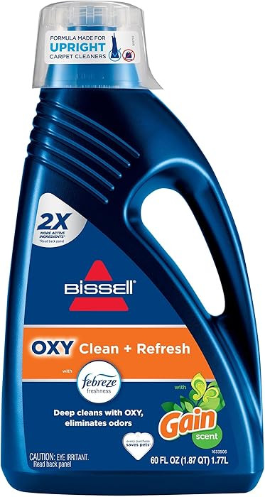 Bissell OXY Clean + Refresh with Febreze Original Gain Scent Carpet Deep Clean Solution, for use ... | Amazon (US)