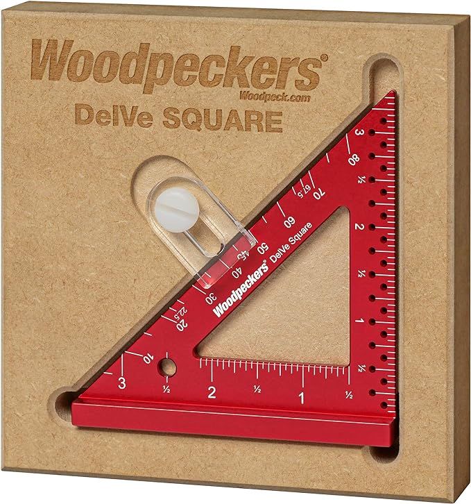 Woodpeckers Delve Square, Precision Woodworking Square Great For Furniture and Cabinet Making | Amazon (US)