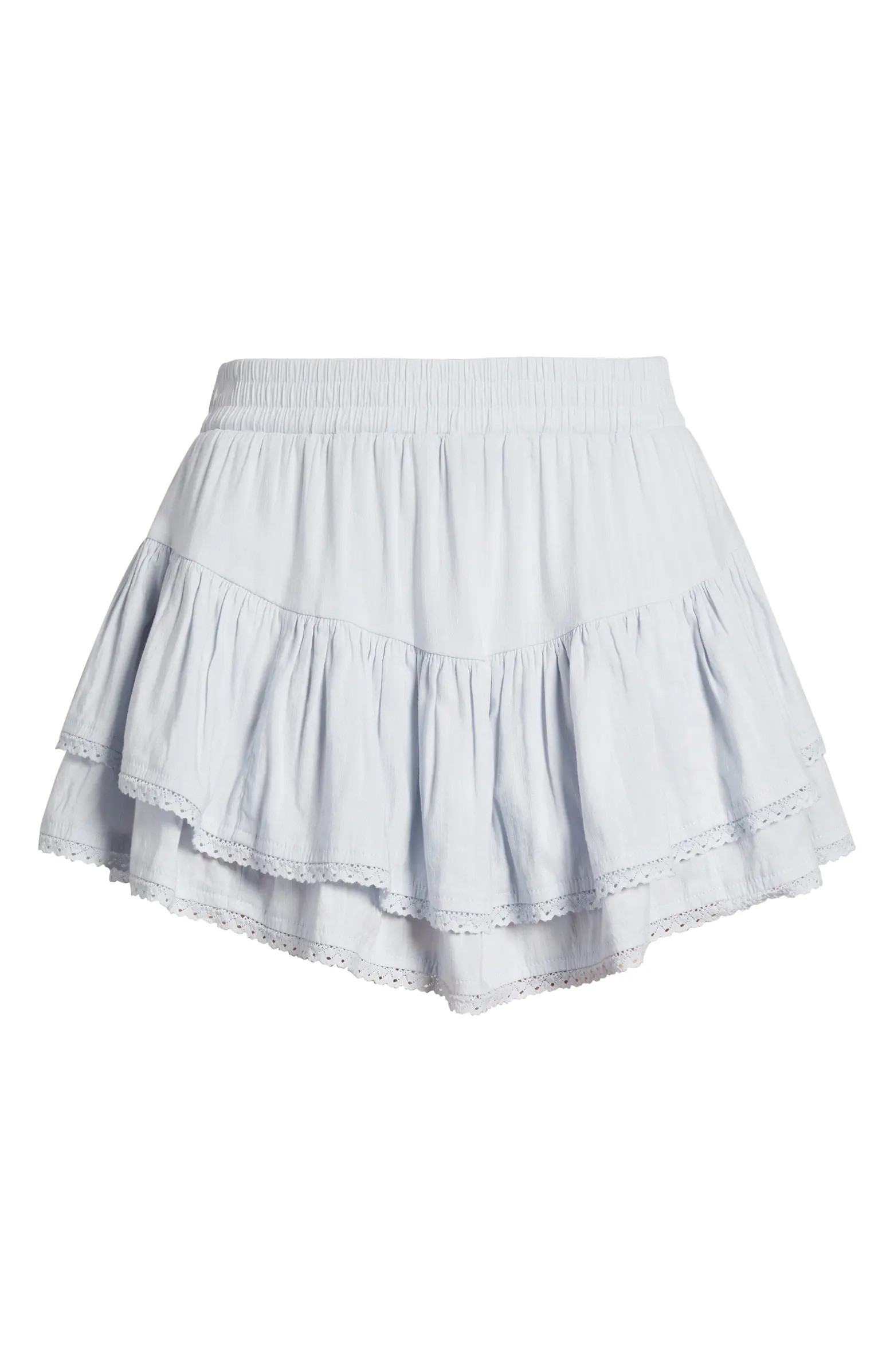 Lace Trim Ruffle Skort | Nordstrom
