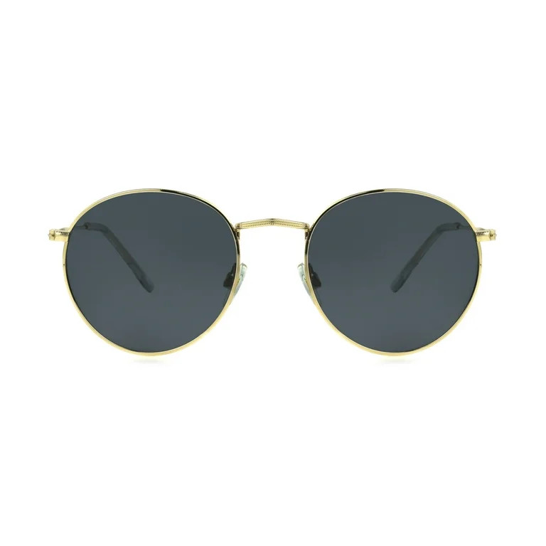 Foster Grant Mens Round Gold Sunglass | Walmart (US)