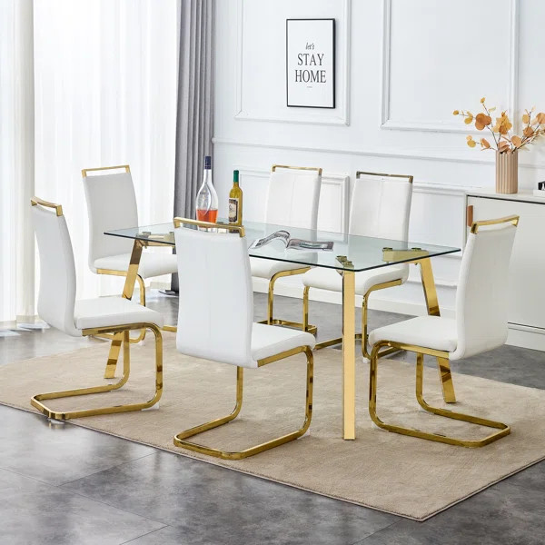 Turne Glass Top Dining Set | Wayfair North America