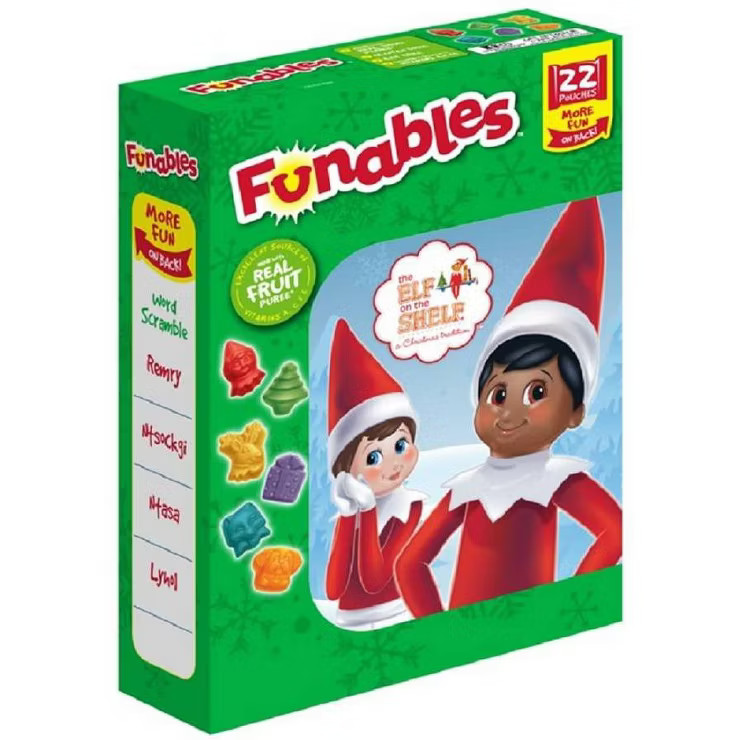Elf on the Shelf Fruit Snacks - 17.6oz/22ct | Target