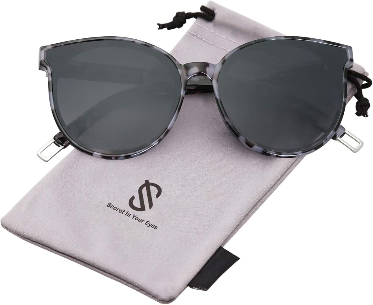 Fashion Round Sunglasses for Women Men Oversized Vintage Shades SJ2057 | Amazon (US)