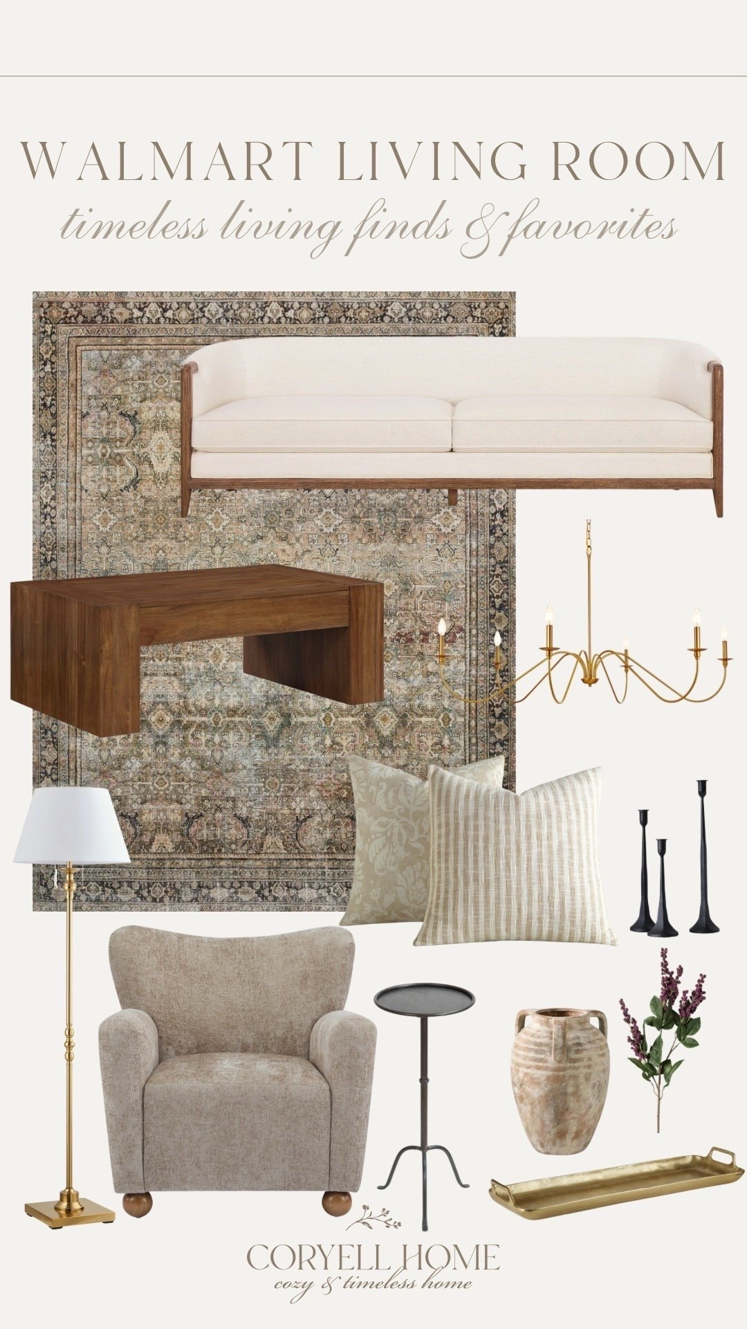 Curated Walmart living room finds and favorites! Cozy neutrals, warm tones, and touches of fall. A mix of affordable finds and a few splurge worthy ones too! Have you seen this new release couch from My Texas House? Beautiful detail!! 

#LTKSeasonal #LTKHome