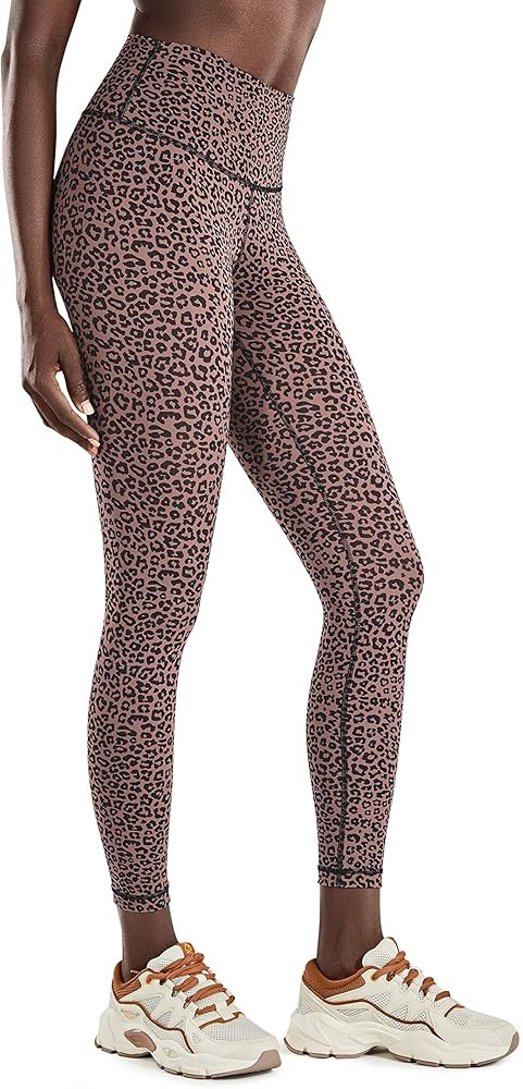 CRZ YOGA Women's Compression Leggings Hugged Feeling Tummy Control Workout Leggings 25 inches | Amazon (US)