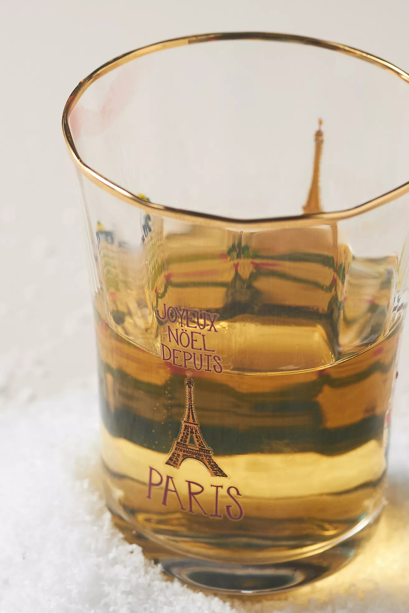 Holiday In the City Juice Glass | Anthropologie (US)