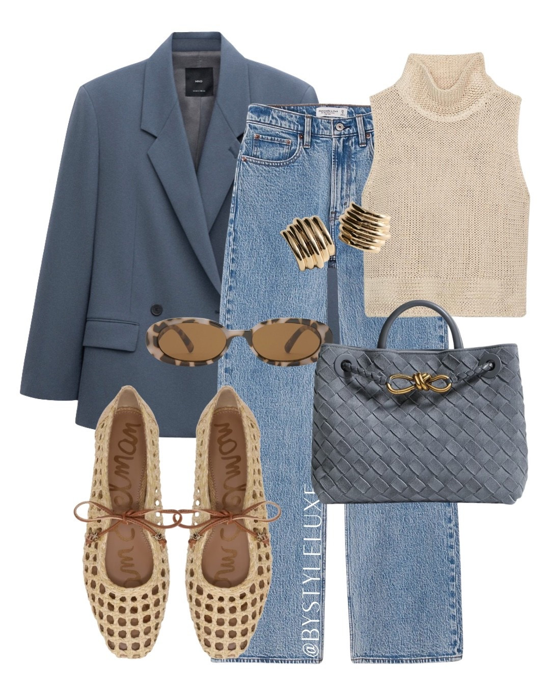 BLUE - This gorgeous indigo blue blazer styled with my fave @abercrombie jeans and crochet ballet flats elevate the look

#blazer #jeans #springoutfit 

#LTKspring #LTKjeans #LTKshoes