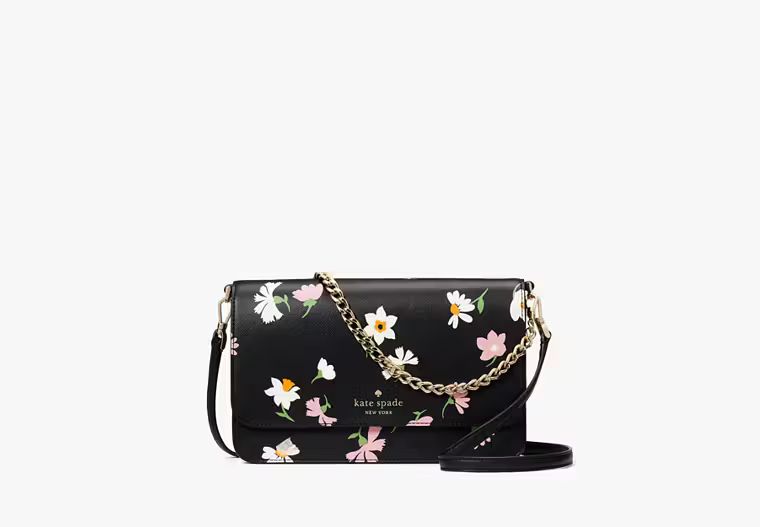 Madison Floral Waltz Flap Convertible Crossbody | Kate Spade Outlet