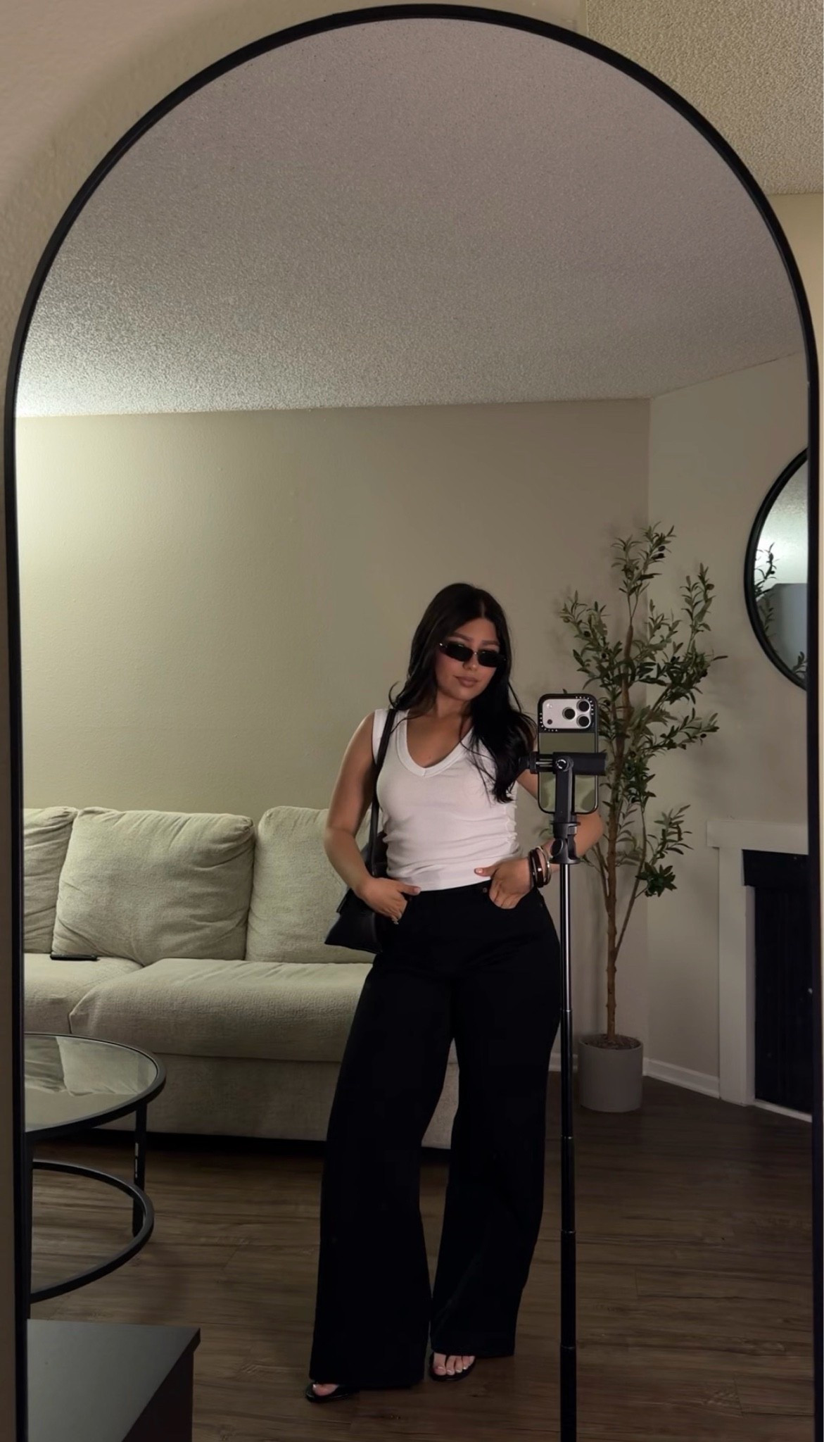 wearing an XS in top and size 24 in jeans

#LTKootd #LTKPetite