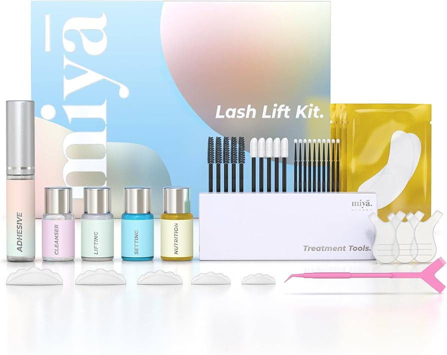 Lash Lift Kit | Keratin Eyelash Perm Kit | Semi Permanent LVL Curling & Lifting Eyelashes | Inclu... | Amazon (US)