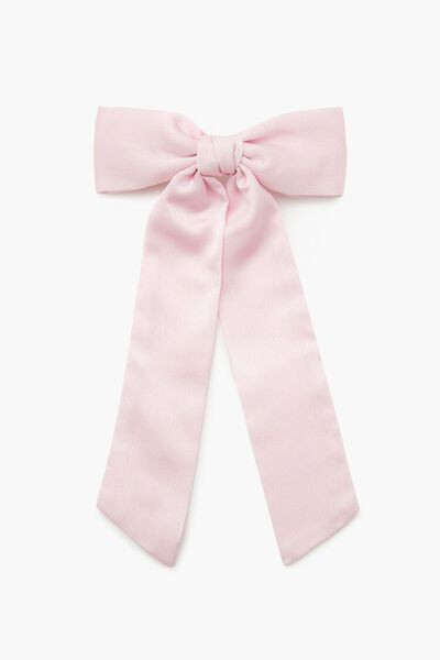 Satin Bow Hair Barrette | Forever 21