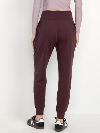 High-Waisted PowerSoft Seamed Joggers | Old Navy (US)