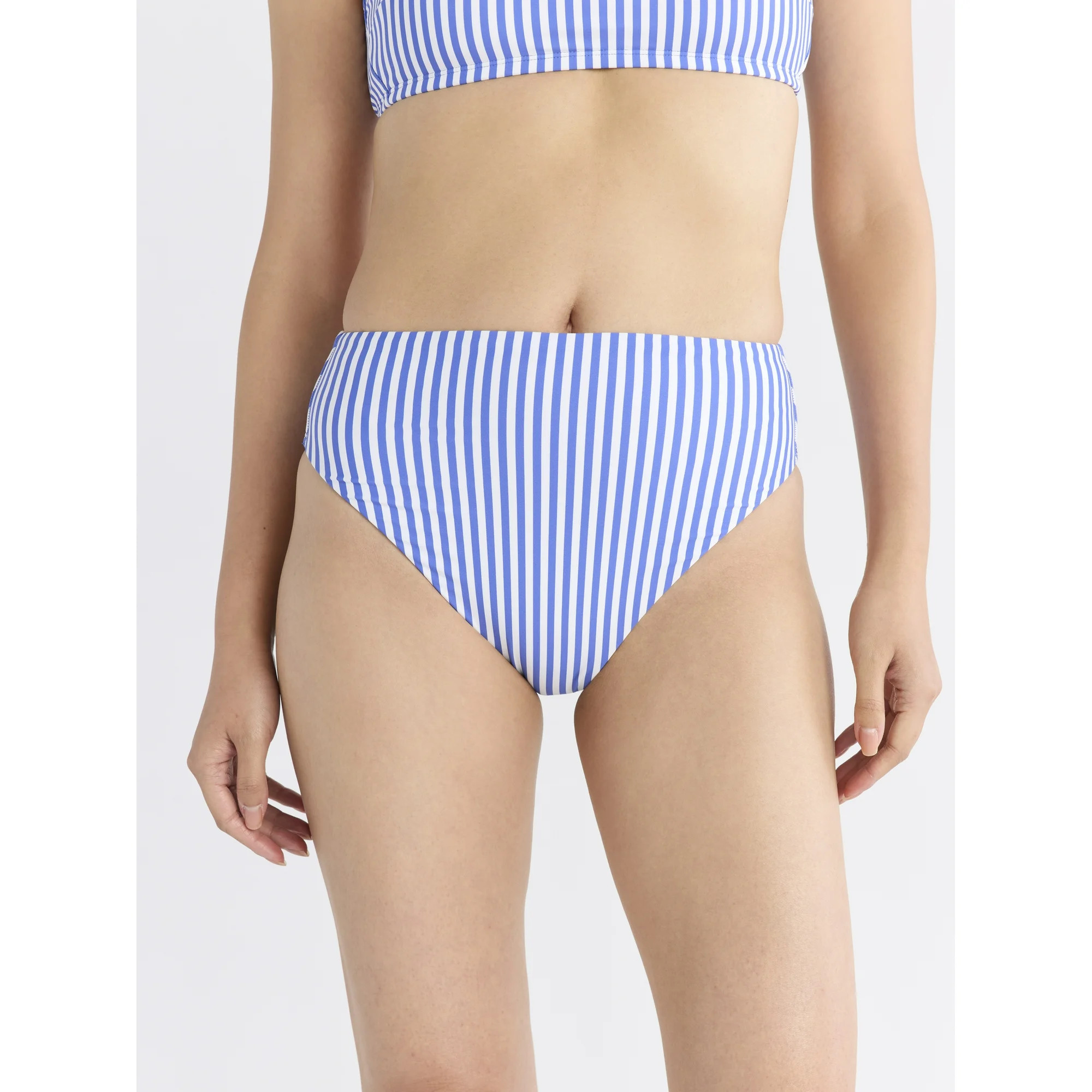 Free Assembly Women's and Women’s Plus Cheeky High Waisted Bikini Swim Bottoms, Sizes XS-1X | Walmart (US)