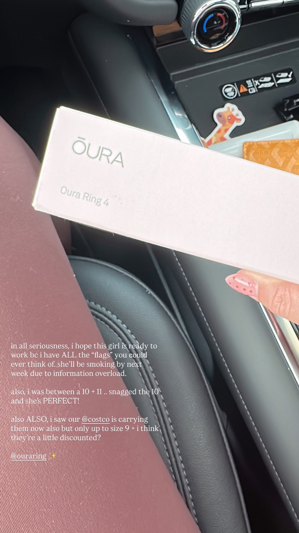 GOLD / size 10 (i was inbetween 10/11 + so glad i snagged the 10) ✨