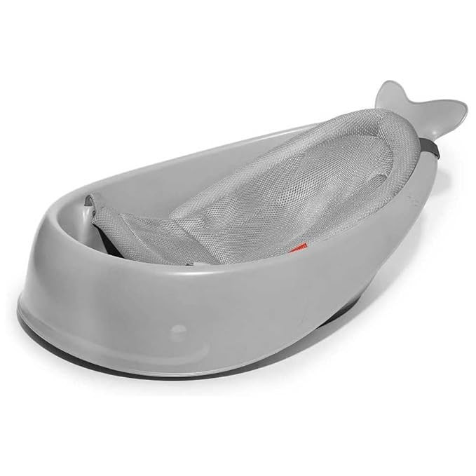 Skip Hop Infant Bath Tub 3-Stage Grow With Baby Smart Sling MOBY Bathtub Grey Age 0+ | Amazon (US)