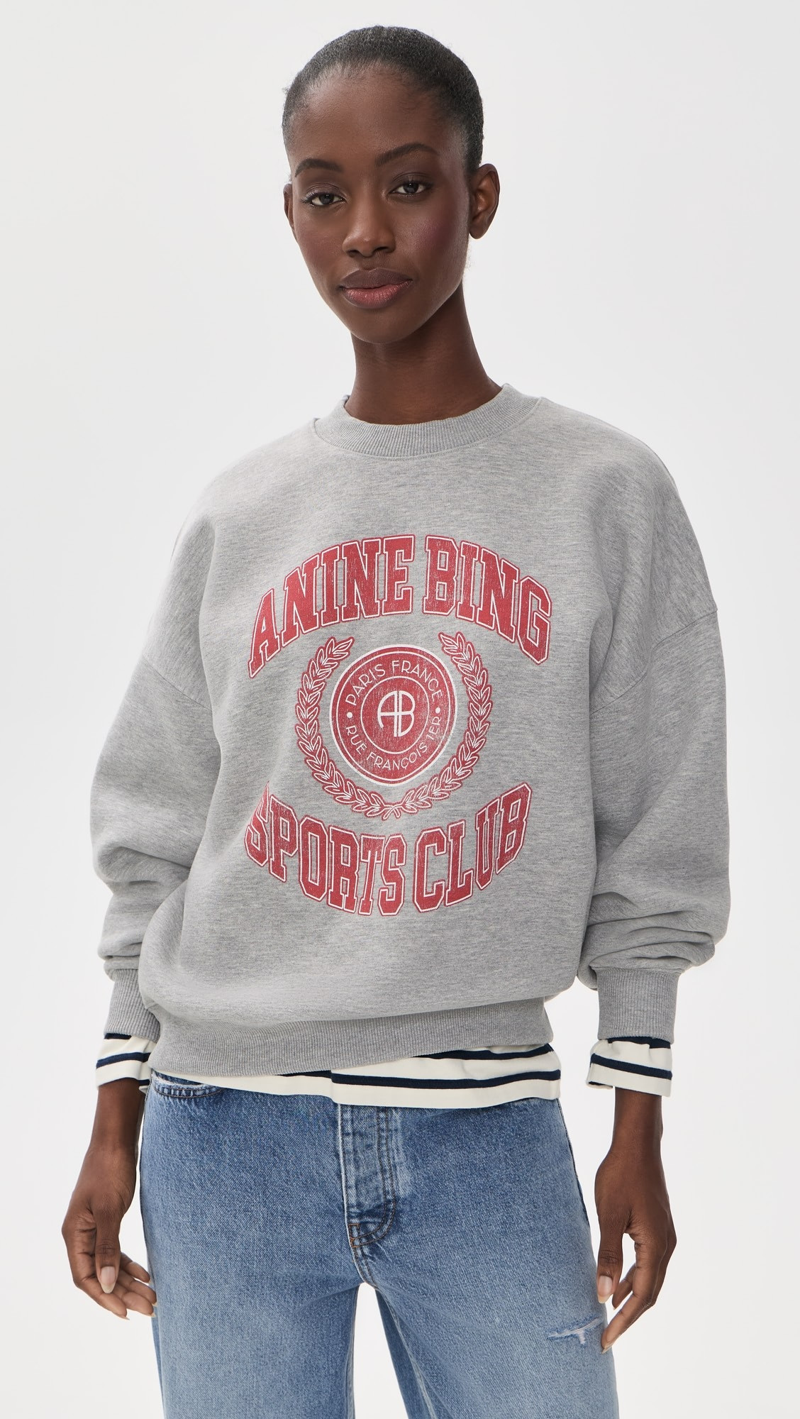 ANINE BING Miles Collegiate Sweatshirt | Shopbop | Shopbop