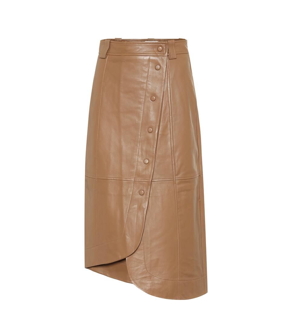 Leather midi skirt | Mytheresa (US/CA)