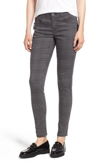 Women's Wit & Wisdom Ab-Solution Plaid Slim Pants | Nordstrom