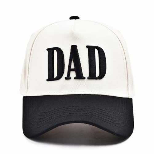 KIDHABE Dad Trucker Hats for Men, Embroidered Baseball Cap, Fathers Day Birthday Gifts from Daughter Son, New Dad Gifts Fathers Black | Amazon (US)
