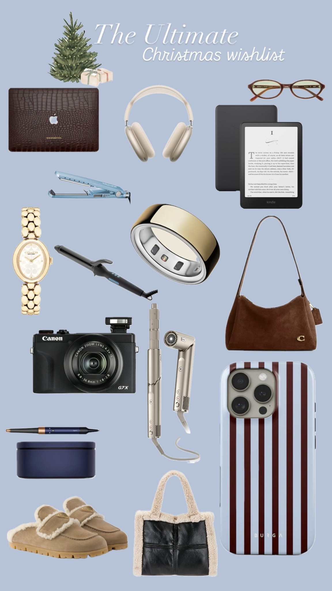 The wishlist of all wishlists 🤎🙌🏼
.
.
#Wishlist #Christmas #canon #dyson #shark #ouraring #coach

#LTKGiftGuide #LTKSeasonal #LTKHoliday