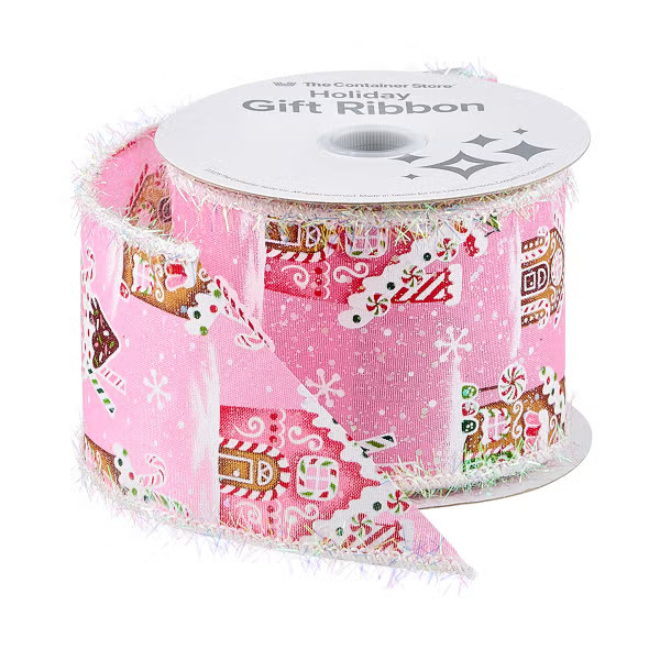 Wide Gingerbread Ribbon | The Container Store