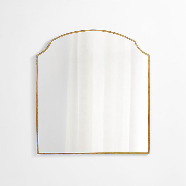 Emmy Black Wall Mirror + Reviews | Crate & Barrel | Crate & Barrel