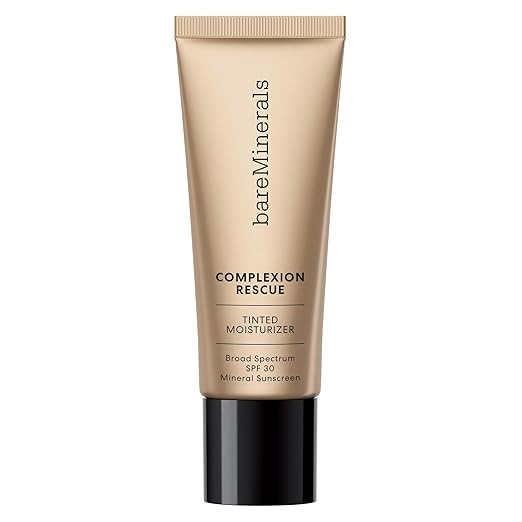 bareMinerals Complexion Rescue Tinted Moisturizer for Face with SPF 30, Hydrating Vegan Tinted Mi... | Amazon (US)