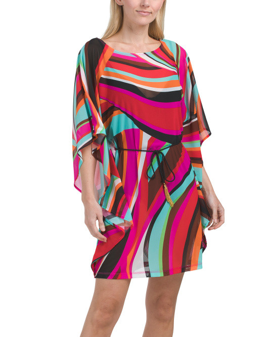 Swoop Belted Caftan Cover-up | TJ Maxx