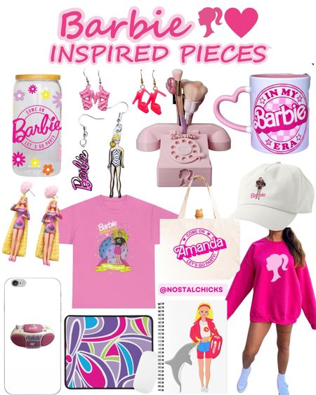 Barbie inspired pieces 
#barbie #barbiecore #nostalgia #nostalgicc