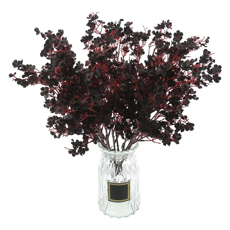 10 Pcs Artificial Babys Breath Flowers Fabric Fake Silk Flowers for Fall Season Home Decor Floral... | Walmart (US)