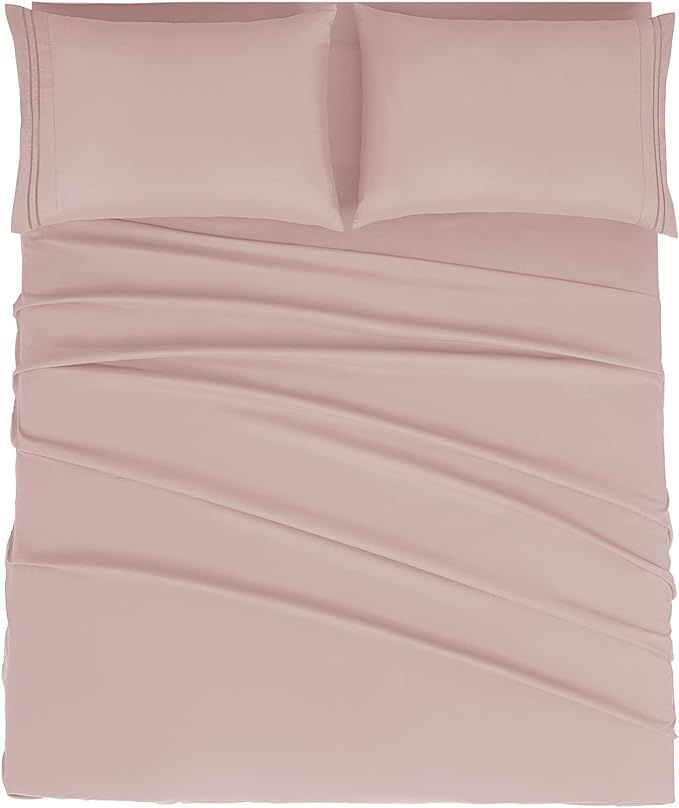 Mejoroom Queen Size Sheet Set - Hotel Luxury 1800 Bedding Sheets & Pillowcases - Deep Pocket Fitt... | Amazon (US)